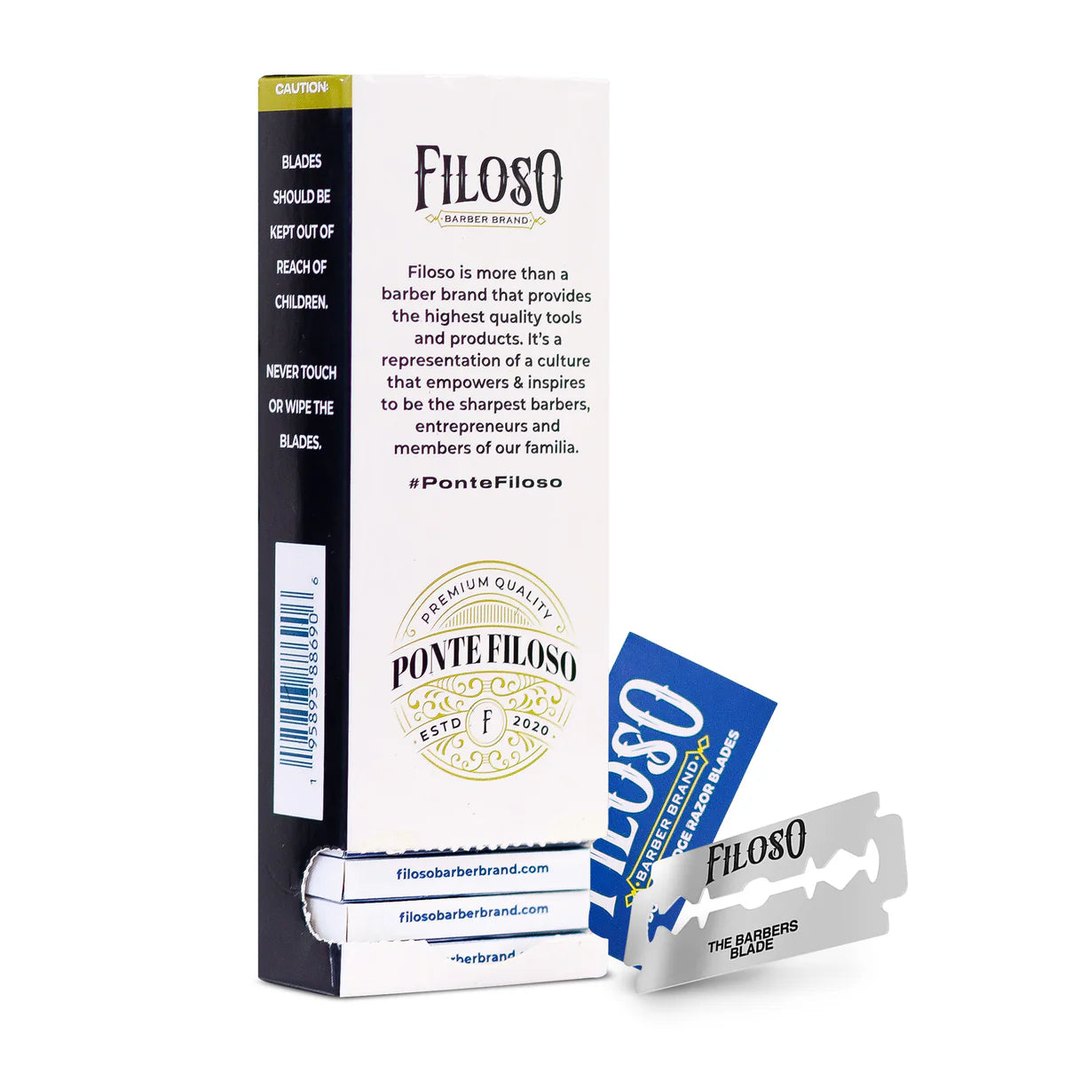 Filoso Barber Brand Blades 5 Boxes