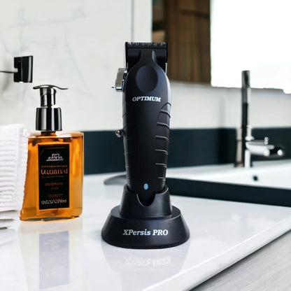 XPERSIS PRO Optimum Floating Lever Barber Cordless Hair Clipper DLC Taper Blade with Charging Stand