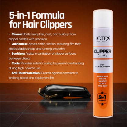 3 Pack CLIPPER Spray 5-in-1 Formula for Hair Clippers