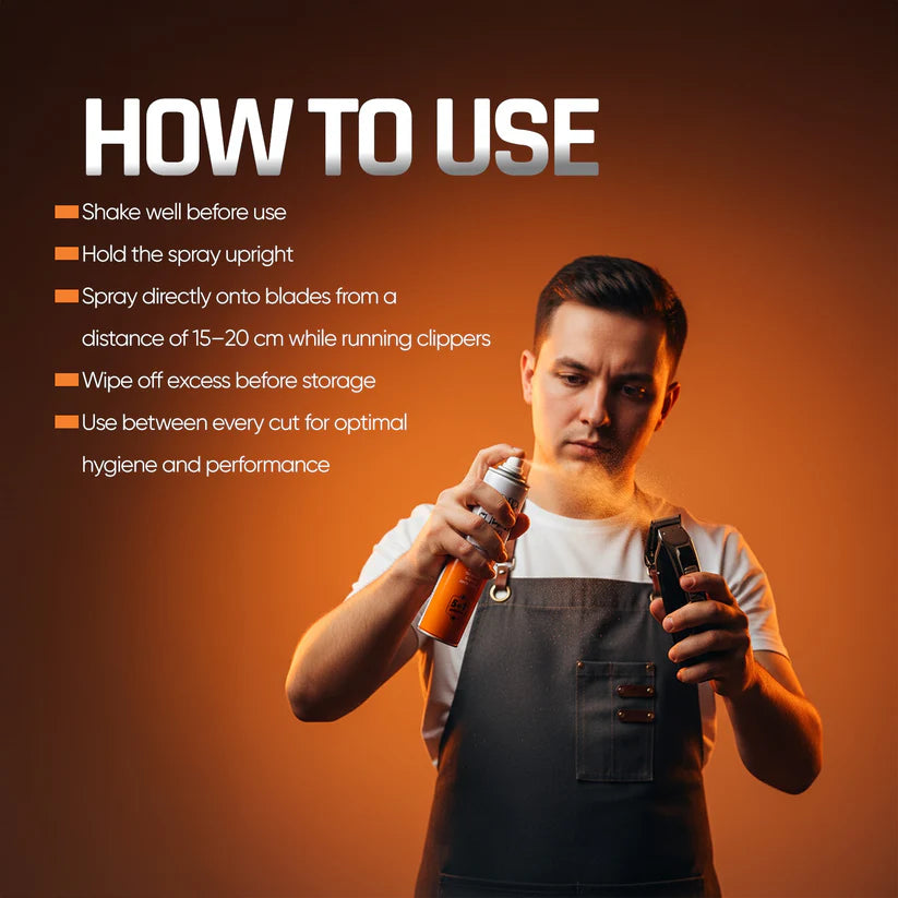 3 Pack CLIPPER Spray 5-in-1 Formula for Hair Clippers