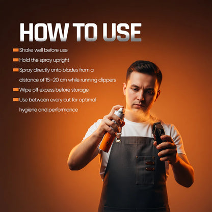 3 Pack CLIPPER Spray 5-in-1 Formula for Hair Clippers