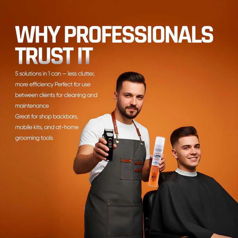 3 Pack CLIPPER Spray 5-in-1 Formula for Hair Clippers